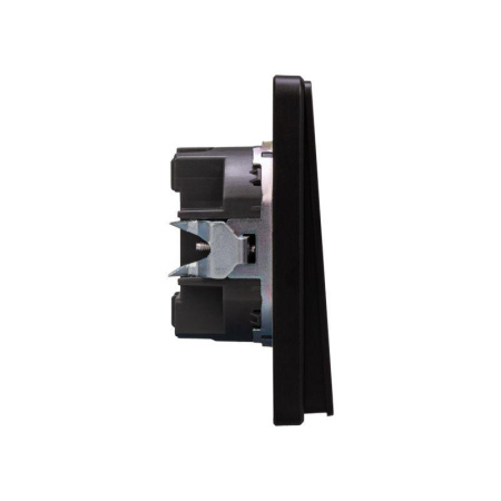 Выключатель 1 кл 10А с/у MIELE черн.  KR-78-0705-3