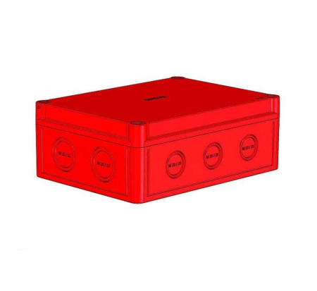 Коробка ПС низкая крышка МП красн.  КР2802-141