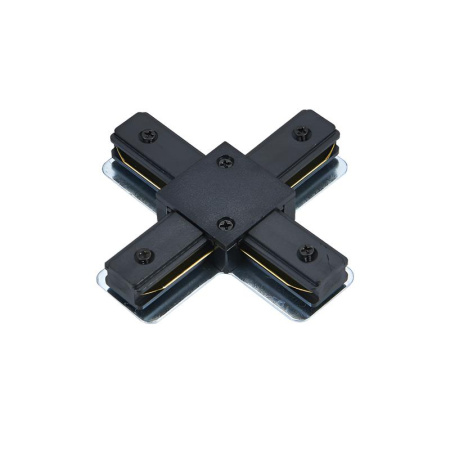 Коннектор X-тип XRB-BL для шинопровода RB черн.  4690612060668