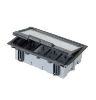 Лючок 1 S-мод.  Connect черн. + рамка глуб. 90-120мм SF110-14