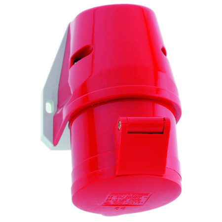 Розетка настенная 32А 4п 3P+E 6ч 400В IP44 92х94 Quick-Connect  11922