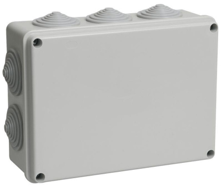 Коробка распаячная ОП 190х140х70 IP44 КМ41243 RAL7035  UKO11-190-140-070-K41-44