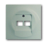 Накладка розетки компьютерной 2-м Impuls шампань-металлик  2CKA001753A9038