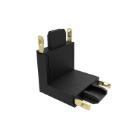 Коннектор MTR16 CV-BL V-обр. накладной шинопровод низковольтный Pro черн.  5057319