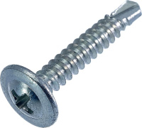 Саморез металл-металл 4.2х38 прессшайба сверло цинк (уп.50шт) европодвес  299547