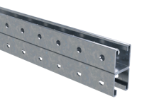 Профиль С-образный двойной 41х41 L2600 сталь 2.5мм нерж. AISI 304  IBPD4126C