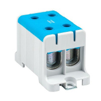 Клемма силовая вводная двойн. КСВ 16-95кв.мм син.  plc-kvs2-16-95-blue