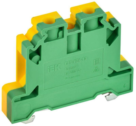 Колодка клеммная CTS-PEN ARMAFIX земля 10кв.мм жел./зел.  YCT11-00-K52-010