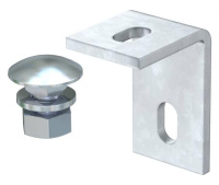 Комплект креп. угловой 70х50+болт M10х25 гор. оцинк. BW 70 40 FT OBO 6019706