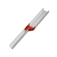 Переходник для лотка правый 100х100-200 сталь 1мм "ПЛЮС" PDplus100-100-200-R КМ PL0671