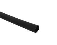 Трубка термоусадочная ТУТк клеевая нг 16/4 черн. 1м (уп.10м) PROxima  tut4-k16-b