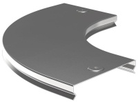 Крышка угла плавного 90град. тип Г01 ESCA 400мм  CPG01D-0-90-400-08