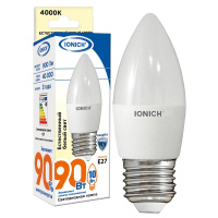 Лампа светодиодная ILED-SMD2835-C37-10-900-220-4-E27  1552