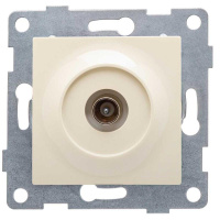 Розетка телевизионная TV 1-м СП Ugra механизм беж.  С11А1-003