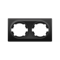 Рамка 2-м Florence черн. 1E52201303  2172829