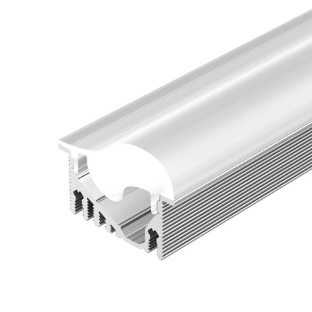 Профиль с экраном ALU-ASYMETRIC-2000 ANOD+FROST LENS 2м алюм.  019270