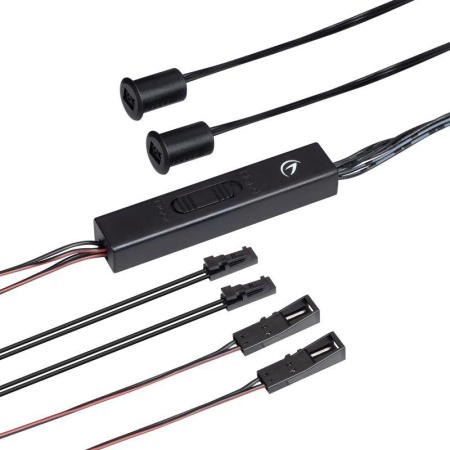 ИК-датчик SR-PRIME-RECESSED-IRD/H-R11-BK (12-24В 48-96Вт DOOR/HAND) IP20 пластик  046465