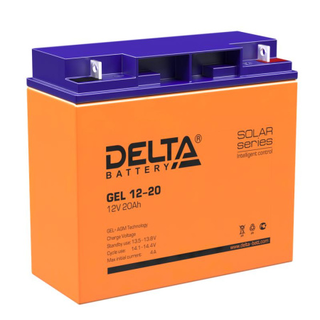 Аккумулятор GEL 12В 20А.ч  GEL 12-20
