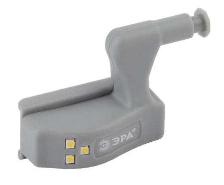 Фонарь SB-401 3SMD LED пушлайт-подсветка на петлю в кухонный шкаф 2хA23 (блист.)  Б0042659