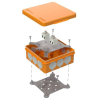 Коробка огнестойкая ОП 100х100х40мм Е15-Е120 двухкомпонентная  60-0303-FR2.5-4 Коробка огнестойкая ОП 100х100х40мм Е15-Е120 двухкомпонентная  60-0303-FR2.5-4