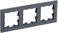 Рамка 3-м BRITE РУ-3-БрГ графит  BR-M32-K53