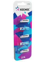 Элемент питания алкалиновый A27 для пультов сигнализаций (блист.5шт)  KOC27A5BL