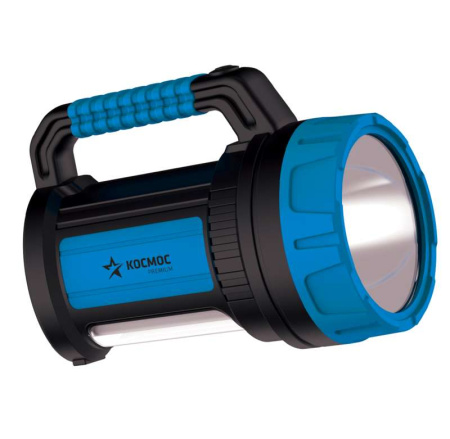 Фонарь аккумуляторный KOSMOS premium 7W LED ЗУ 220/12В USB зарядка телефона  KOSACCU9107WUSB