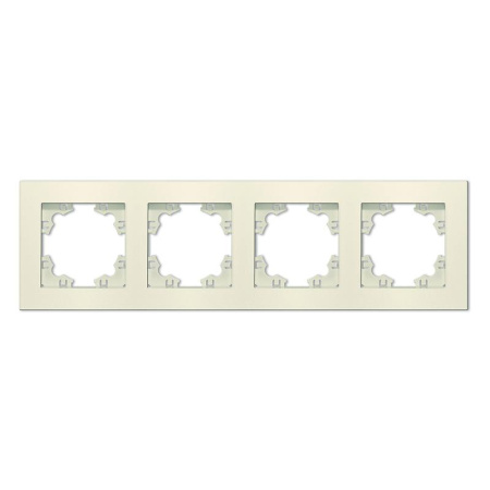 Рамка 4-м Афина универс. сл. кость (ivory)  A0046-I