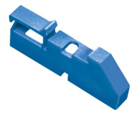 Изолятор на DIN-рейку син.  YIS22