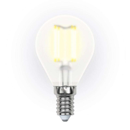 Лампа LED-G45-6W/WW/E14/FR PLS02WH  UL-00000303