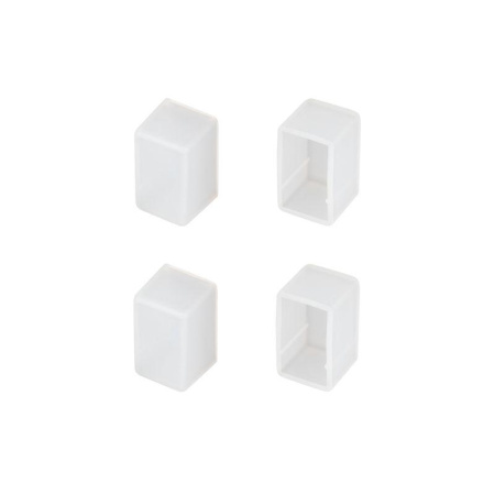 Заглушка WPH-FLEX-1018-SIDE WHITE глухая пластик  040855