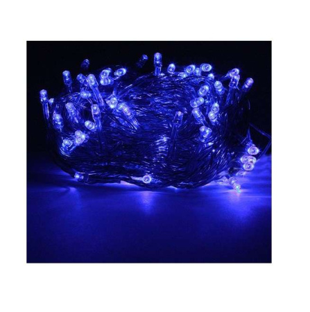 Гирлянда "Нить" 120 LED уличная 12м соед. до 10 шт. син.  4690601041968