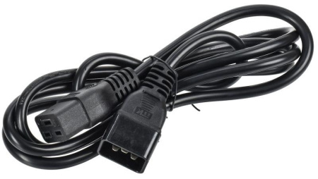 Кабель электропит. PDU 3х1.5 2м с разъемами С19-C20  PC-C19C20-2M