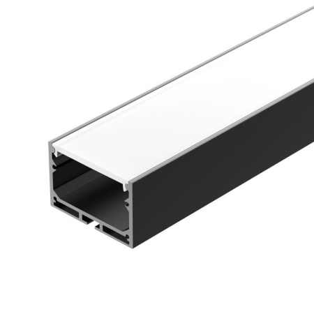 Профиль SL-LINE-4932-3000 BLACK алюм. без экрана  036254