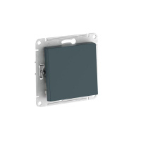 Выключатель 1-кл. AtlasDesign (сх. 1) 10AX быстрозажим. клем. механизм изумруд SE ATN000811S