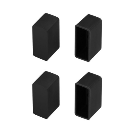 Заглушка WPH-FLEX-0616-SIDE BLACK глухая пластик (комплект)  045881