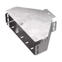 Переходник для лотка симметричный 300х100х80 с крышкой Стандарт  PR16.0480