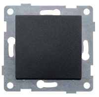 Выключатель 1-кл. СП Ugra 10А 250В самовозвратный механизм графит  С11В6-010