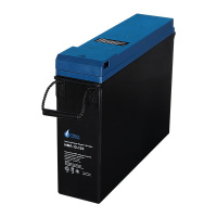 Батарея аккумуляторная HMF-12-125 свинцово-кислотная фронт-терминальная корпус из негорючего пластика 12В/125А.ч ПарусЭлектро HMF-12-125