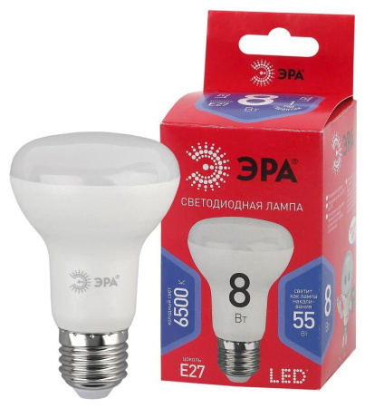 Лампа светодиодная R63-8W-865-E27 R (диод рефлектор 8Вт холодн. E27)  Б0045336