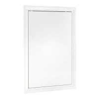 Люк ревизионный 200х300 пластик с нажимным замком Basic  lpnz-200x300