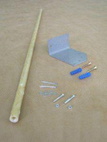 Комплект монтажных частей КМЧ-СТ1 для крепл. проводов линейной части извещателя РЕЛЬЕФ "козырьковым" типом  215646