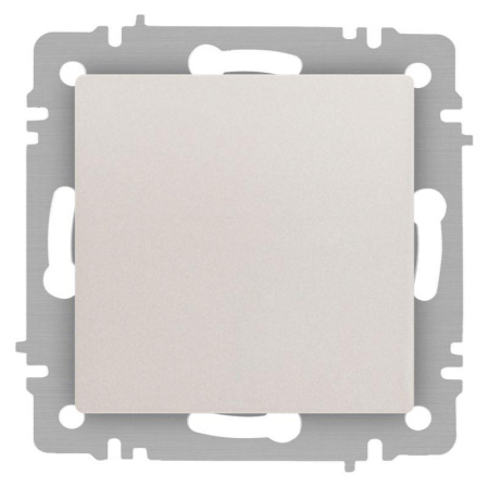 Кнопка Accent 6-109-06 10А-250В IP20 СУ перламутр.  Б0063615
