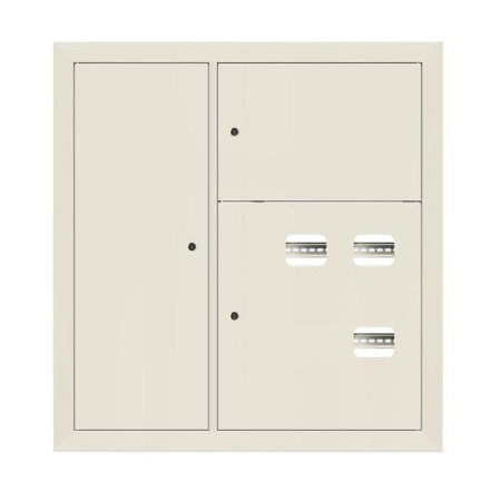 Щит этажный 3кв. слаботочка слева RAL9002 (1000х950х150) PROxima  mb29-v-3z-ral9002