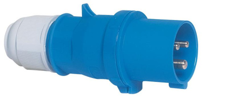 Вилка кабельная 32А 3п 2P+PE 6ч 230В IP44 Quick-Connect  2138