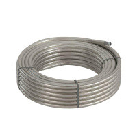 Металлорукав в SEBS изоляции гладкой и оплетке из нерж. стали DN d20мм dвн.20.5мм dнар.27мм (уп.50м)  607STX022