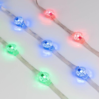 Модуль управляемый DMX-B1-D20 12В RGB (0.3W IP68 120 deg) (пластик )  036777