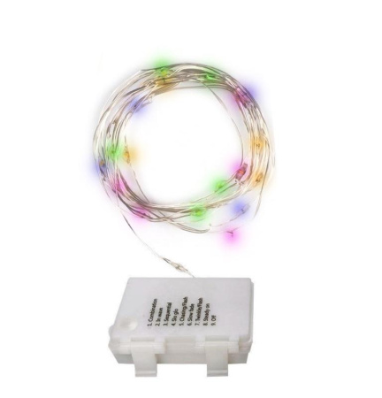 Гирлянда DC-G03-50M 50microLED RGB 5.1м 8реж. 3xAA (не в компл.)  5047877
