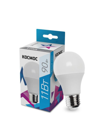 Лампа светодиодная A60 11Вт 4500К E27 220В  LkecLED11wA60E2745