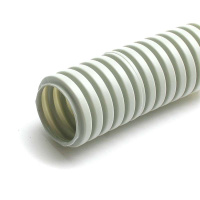 Труба гофрированная ПВД легкая d63мм без протяжки бел. (уп.15м)  36300Б